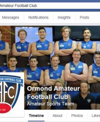 Follow Ormond AFC on Facebook