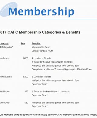 2017 Club Membership Now Open